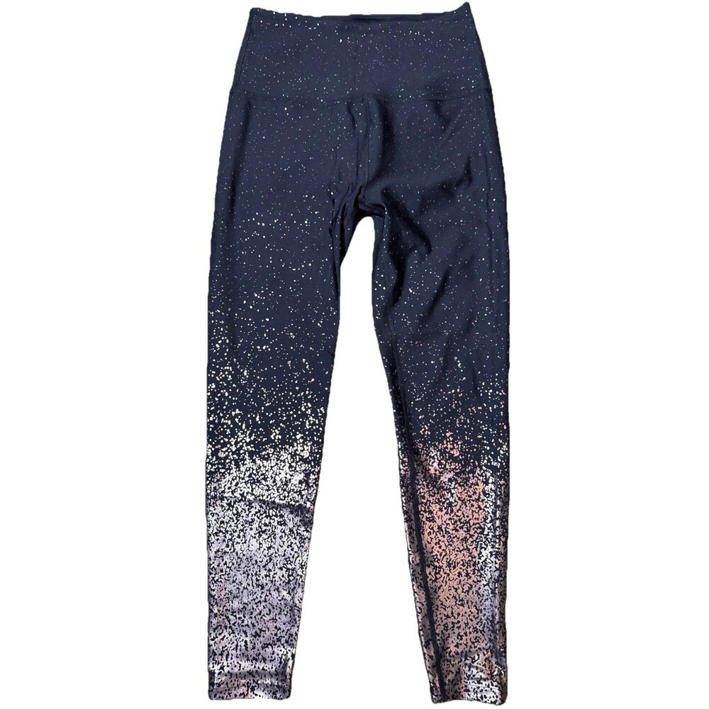 Beyond Yoga Alloy Ombre High Waisted Midi Bronze Metallic Legging Black Medium